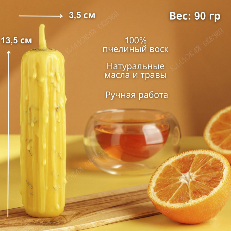 Свеча "Желтая аура" Свеча "Желтая аура"